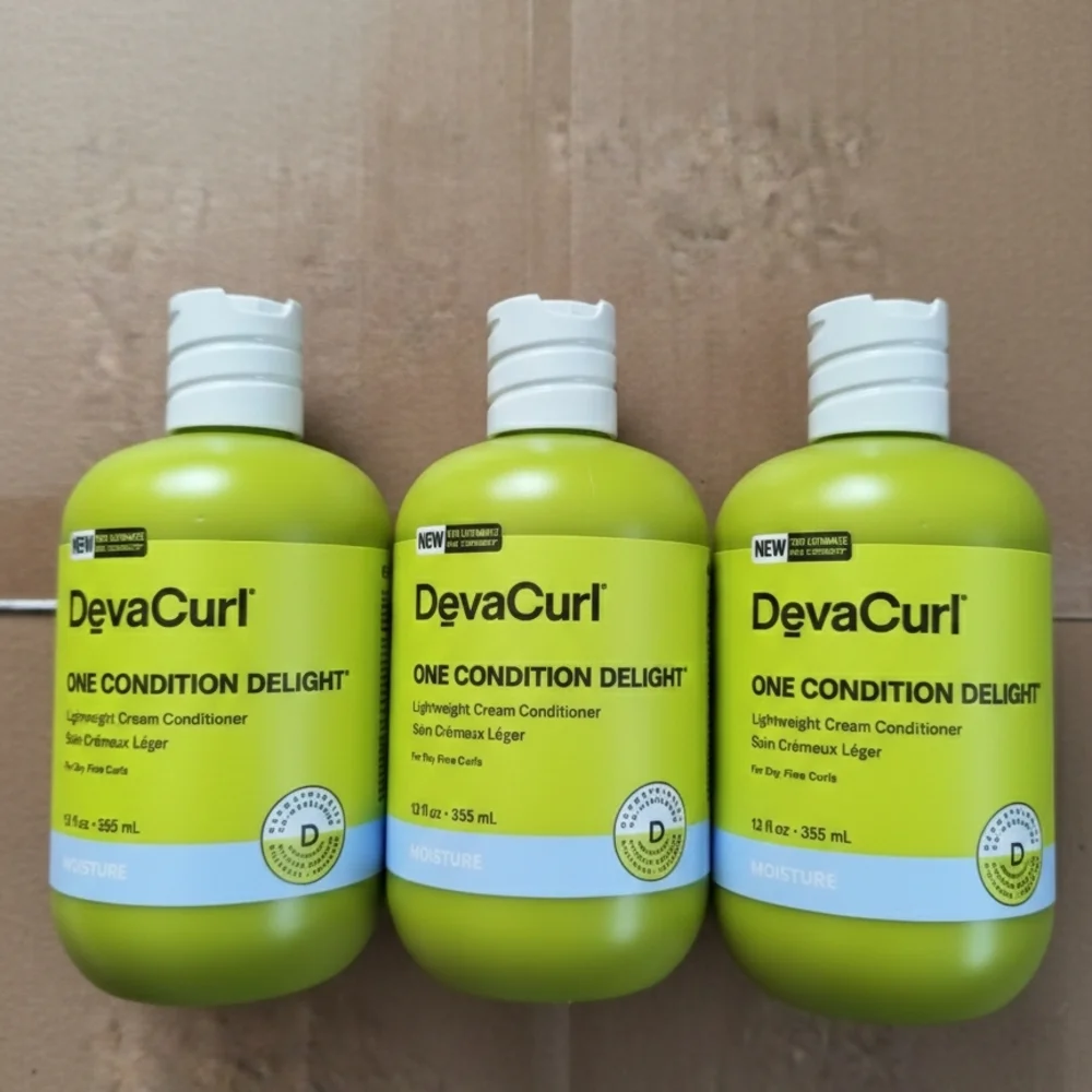 DevaCurl One Condition Delight Lightweight Cream Conditioner Moisture 3 Pack